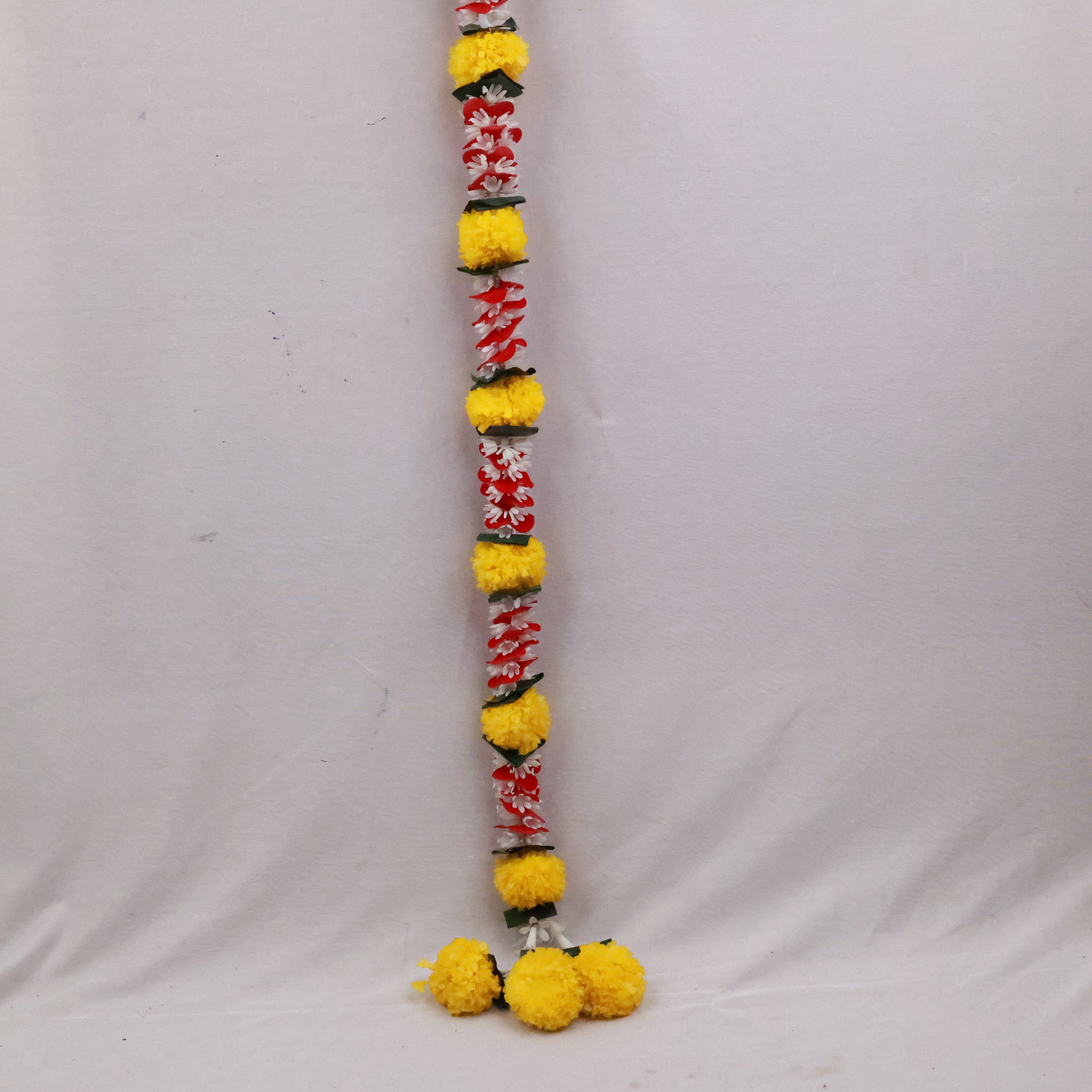 Artificial Flower Malai - Single Line Thoran for Festive and Traditional Decoration