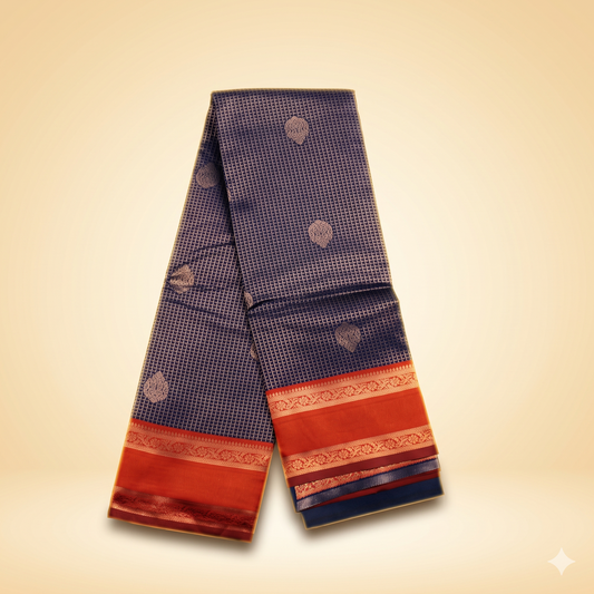 Amman Saree - Checked model