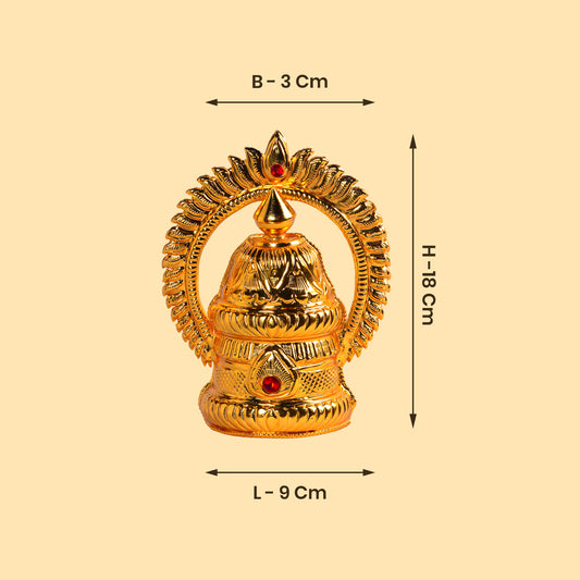 Gold coating Giridam Chakaram Half