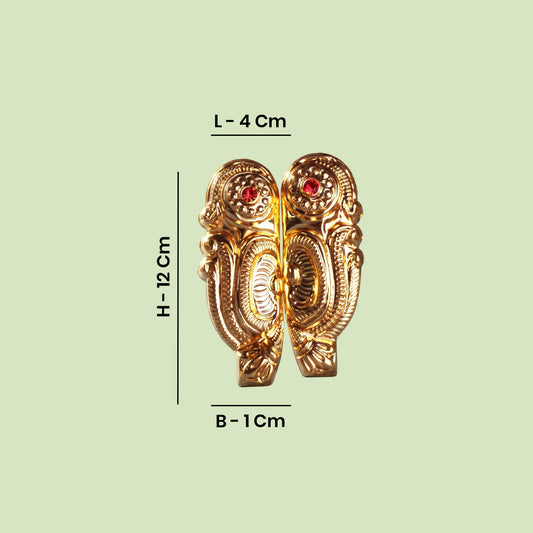 Karnapathakam - Gold Coated for Temple Idols