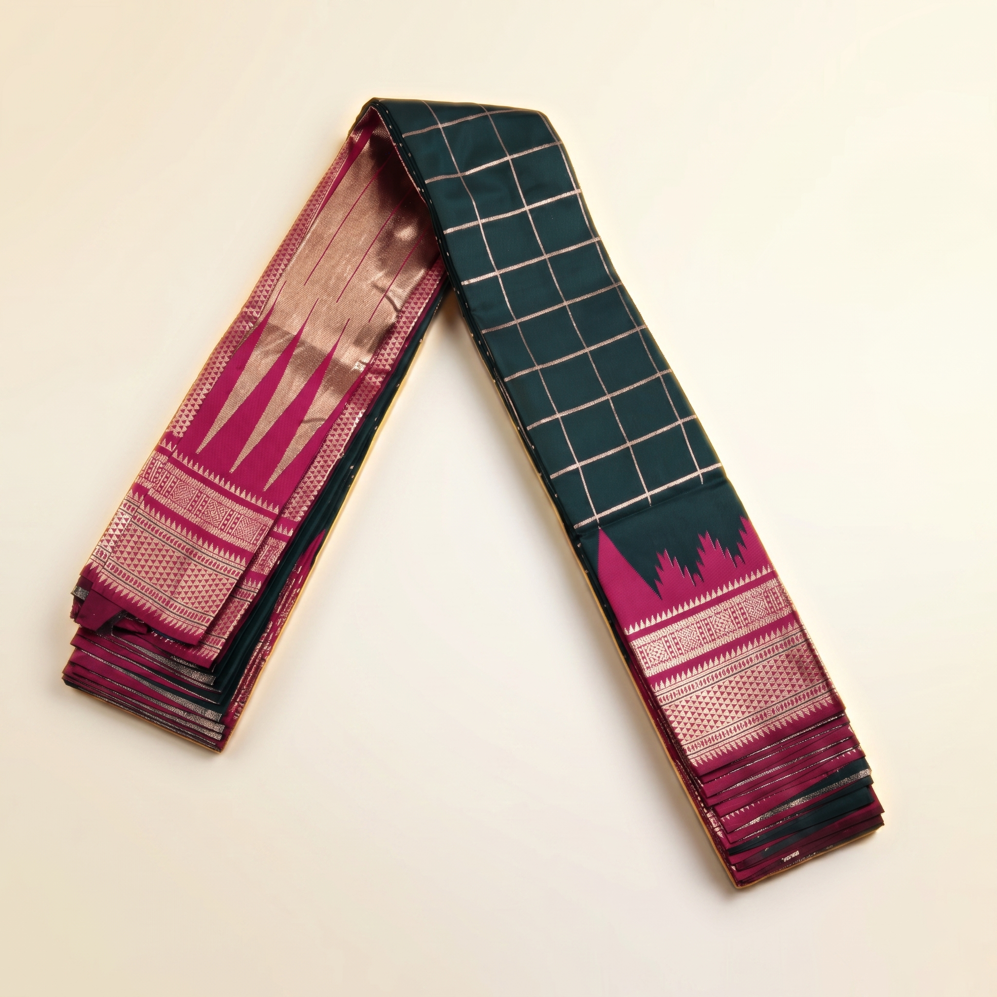 Amman Saree - Special - Kundhavai for Goddess Alankaram