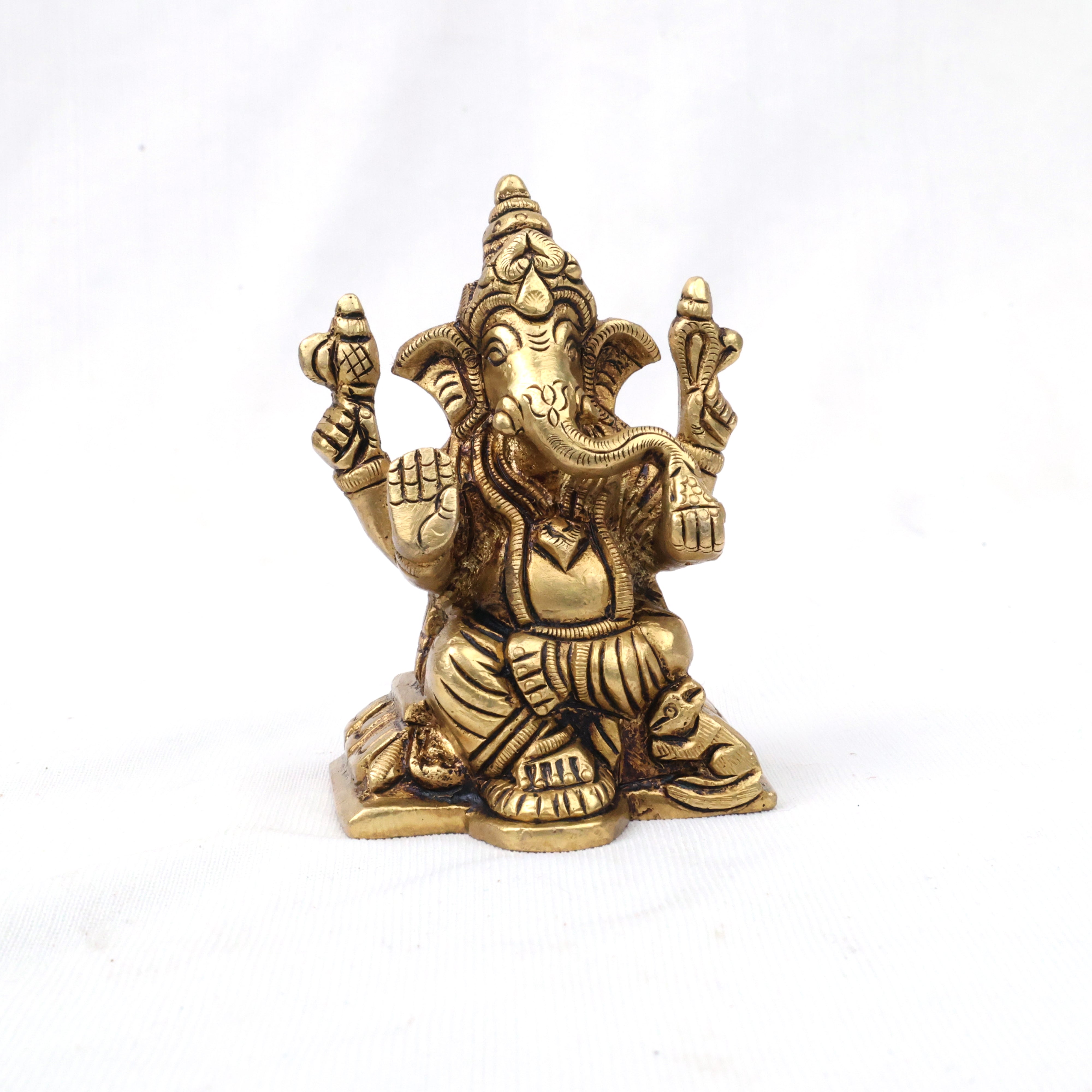 Brass Vinayagar 3.15 inch