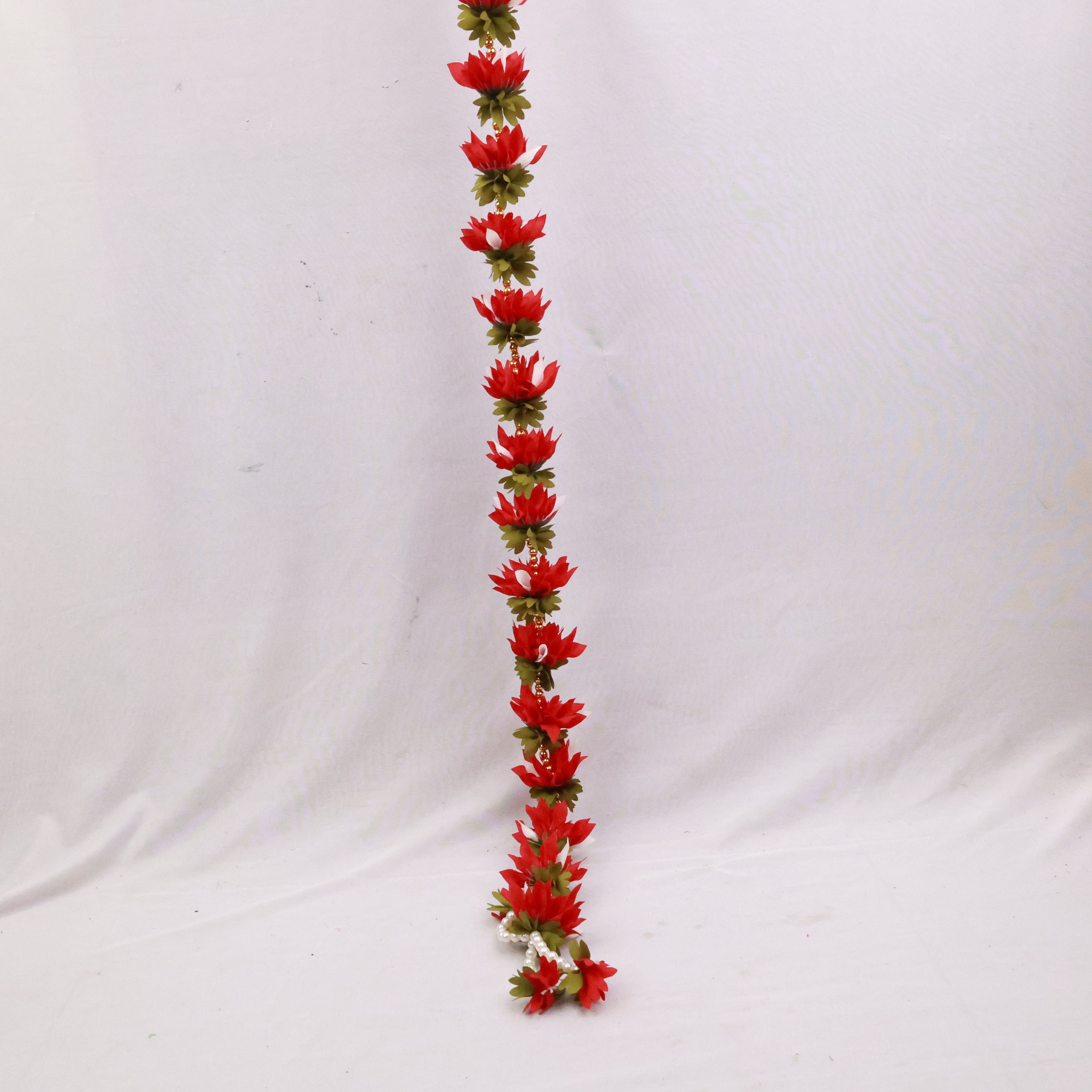 Artificial Flower Malai - Single Line Thoran for Festive and Traditional Decoration