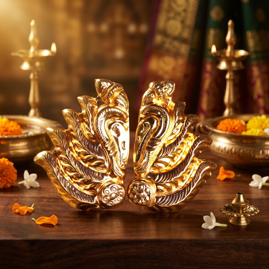 Karnapathakam Amman - Gold Coated for Temple Idols