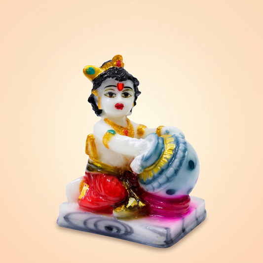 Krishnar Marble Doll - With Butter