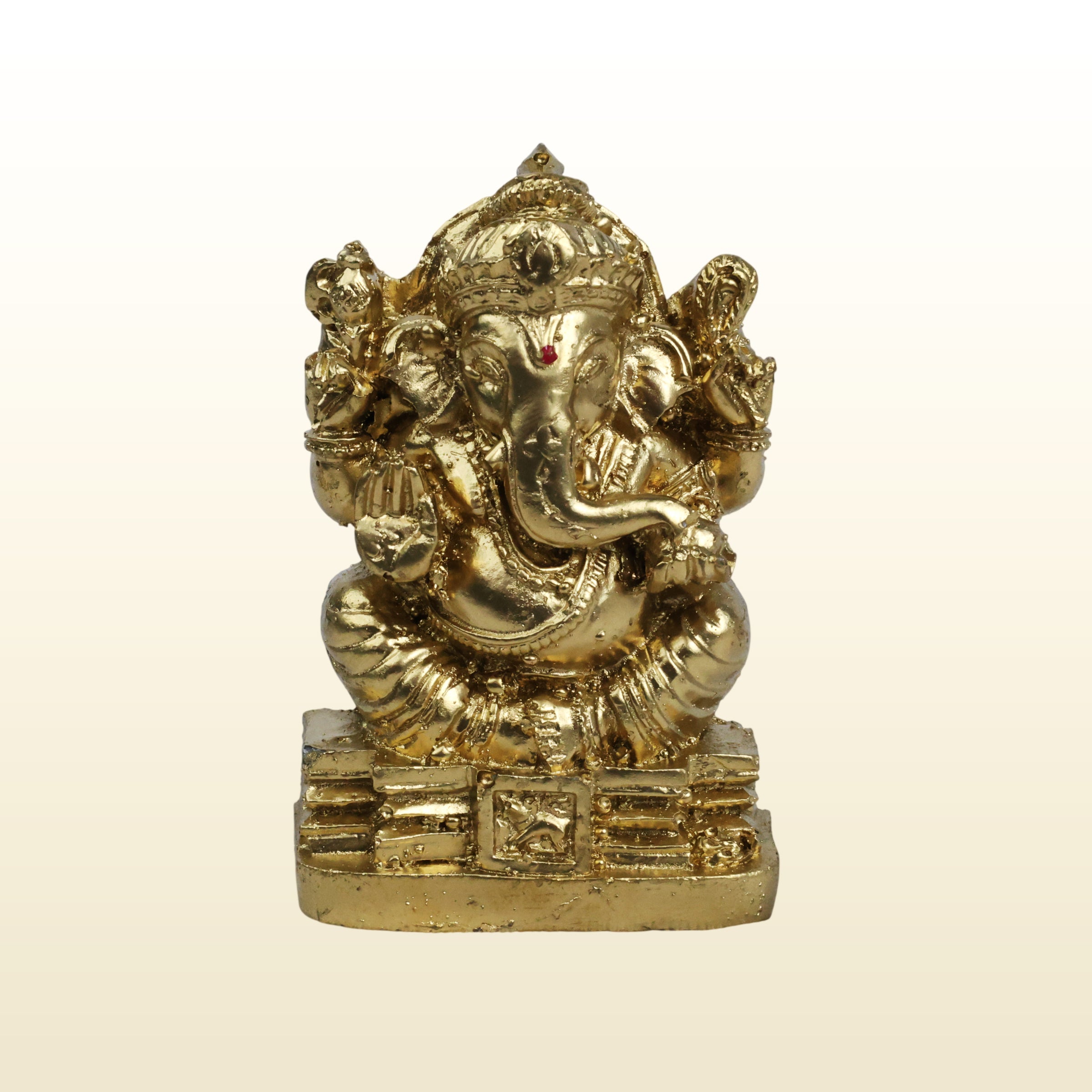 Antique Gold Ganesh 2.5inch