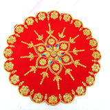 Cloth Aasanam - Round Red