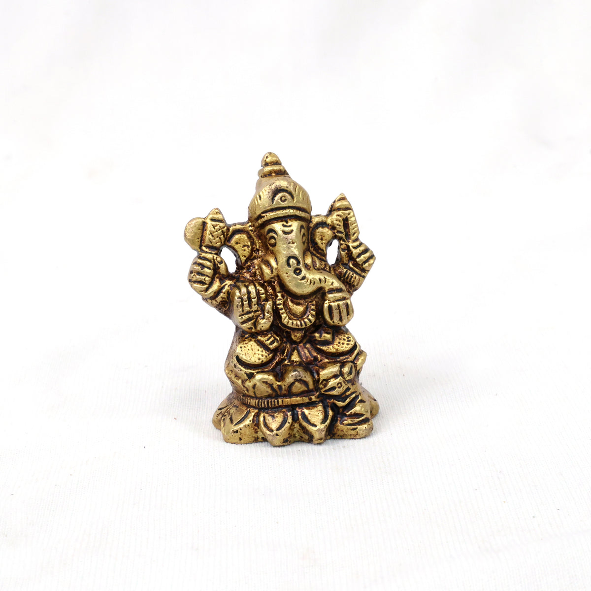 Brass Small Lotus Vinayagar 2inch