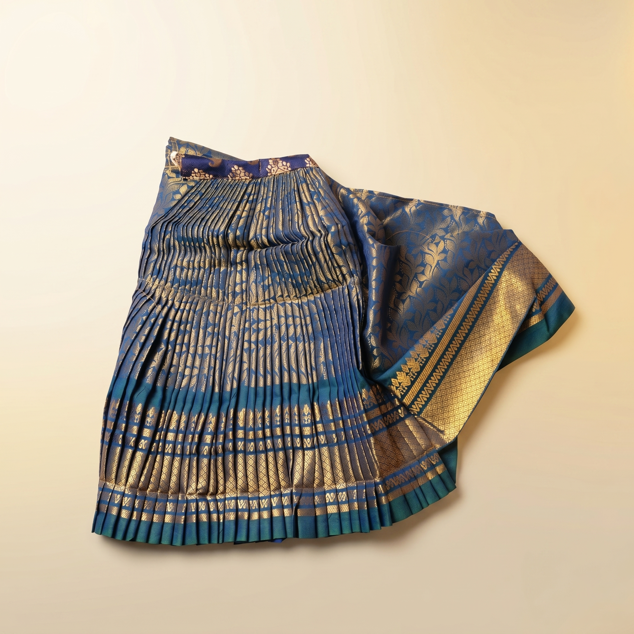 Amman Saree type Pavadai - Silk cloth model - 36 inch for Utsava Alankaram