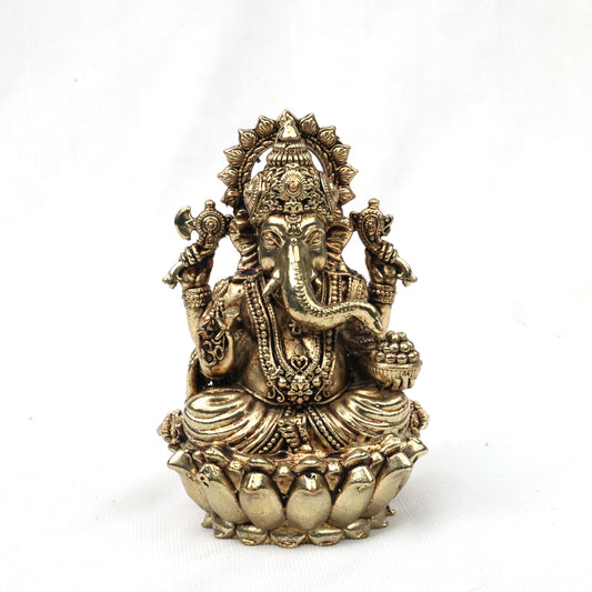 Brass Antique Vinayagar 4inch