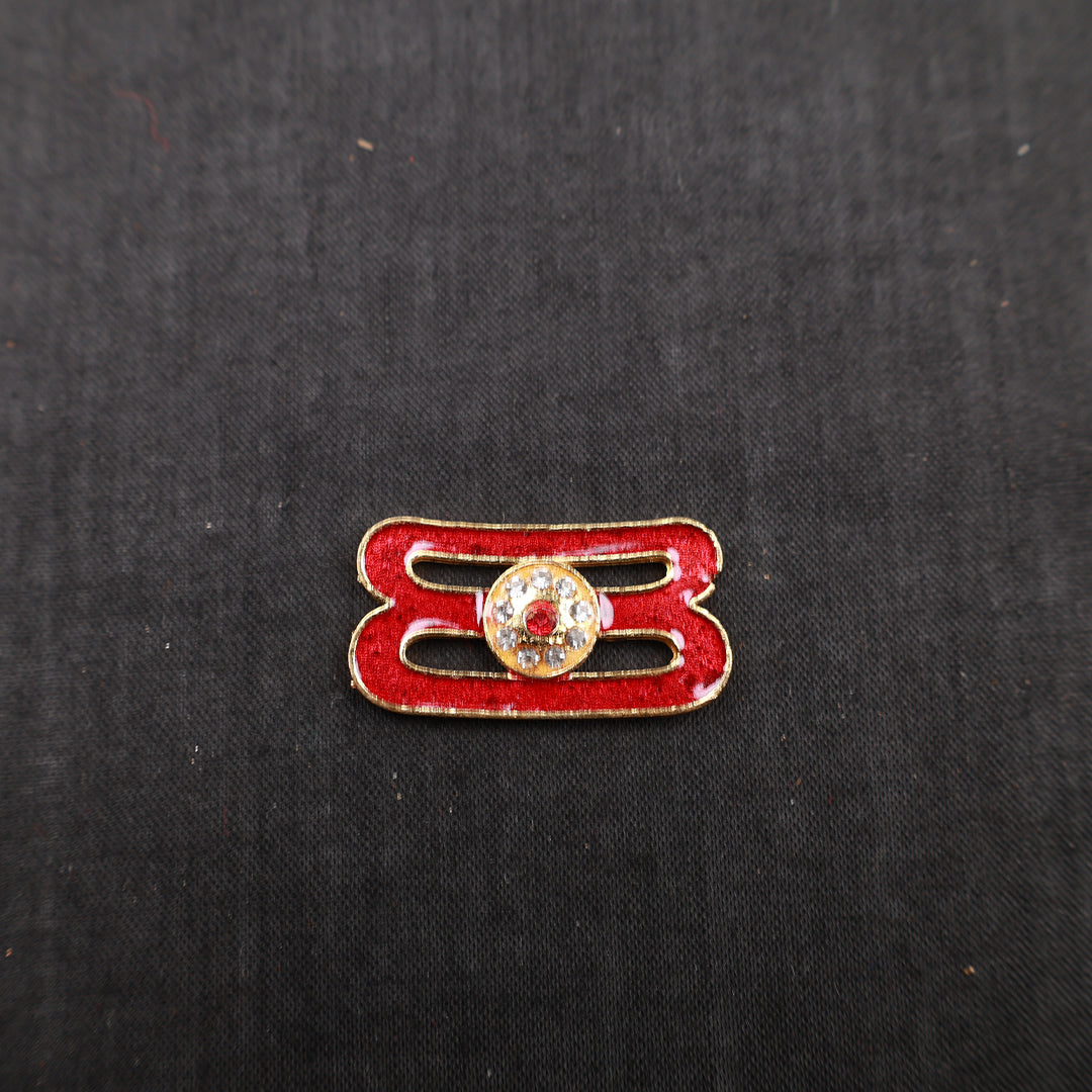 Vibuthi Pattai Amman Red Curve for Sacred Idol Adornment