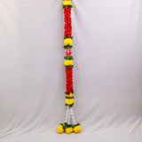Artificial Flower Malai - Single Line Thoran for Festive and Traditional Decoration