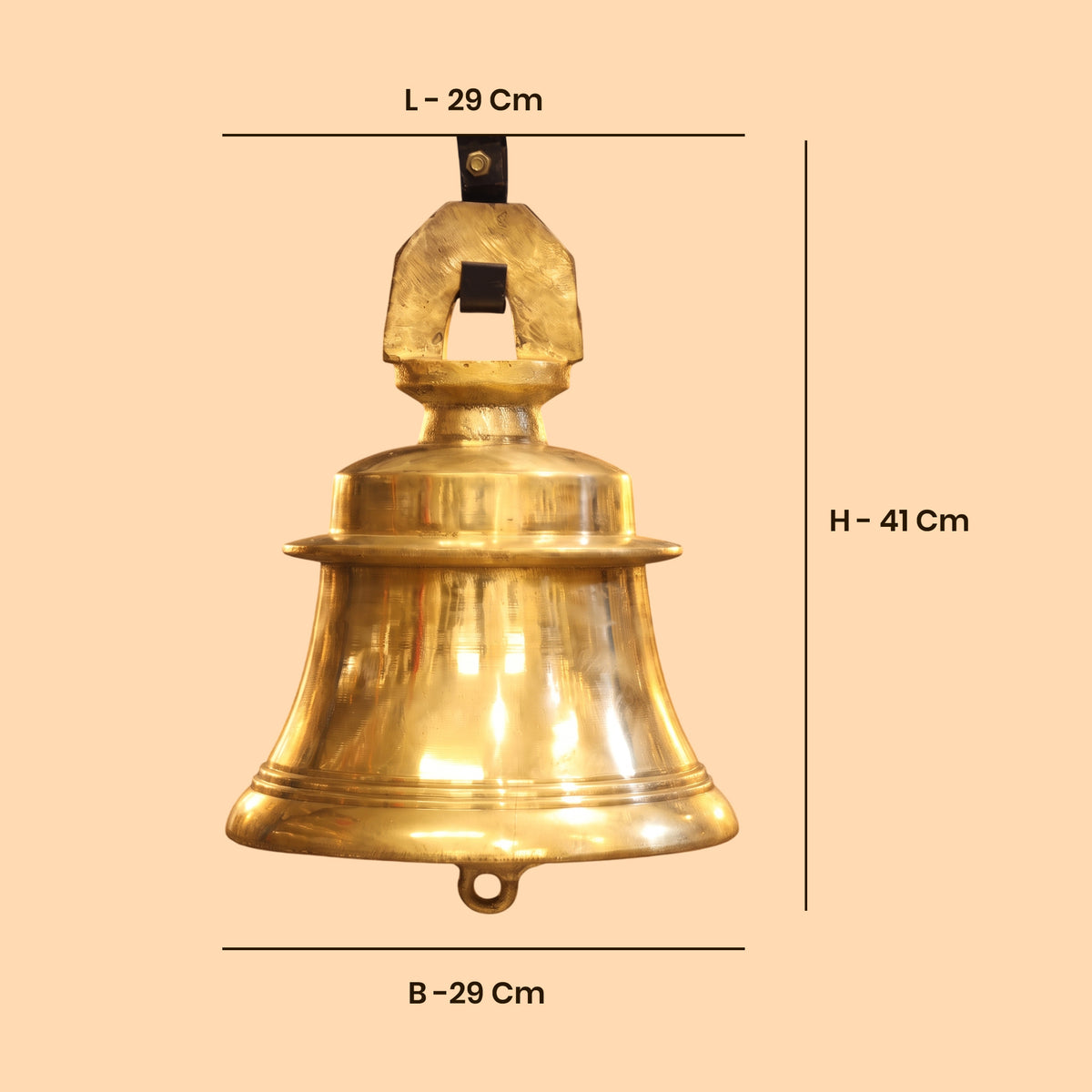 Brass Kovil Bell (Big Size) for Temple Worship