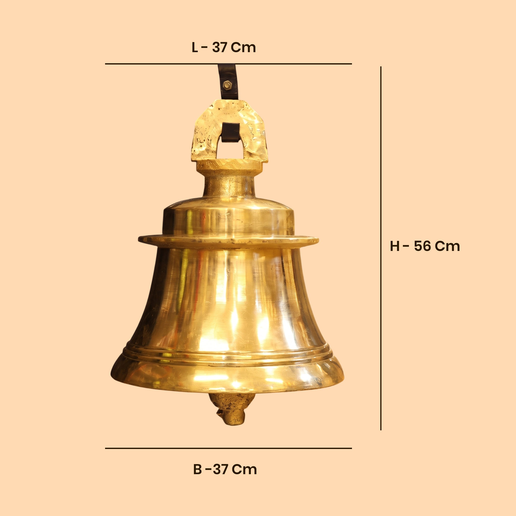 Brass Kovil Bell (Big Size) for Temple Worship