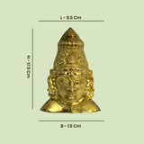 Amman Face Plain for Devi Alankaram and Temple Puja Use