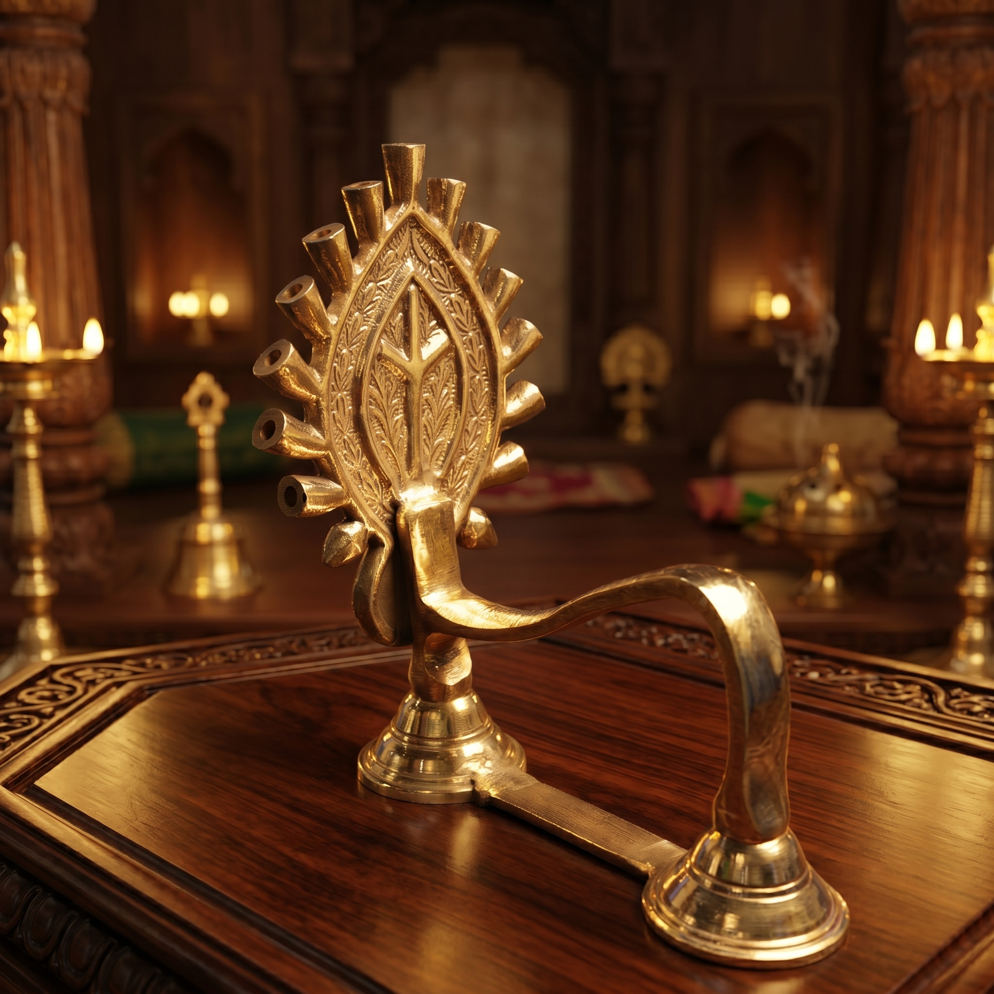 கோவில் தீபாராதனைக்கான கும்ப ஆரத்தி