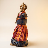 Amman Saree type Pavadai - Silk cloth model - 9 inch for Divine Alankaram