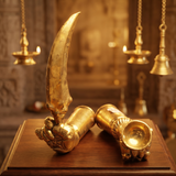 Brass Light Weight Astam for Divine Idol Decoration