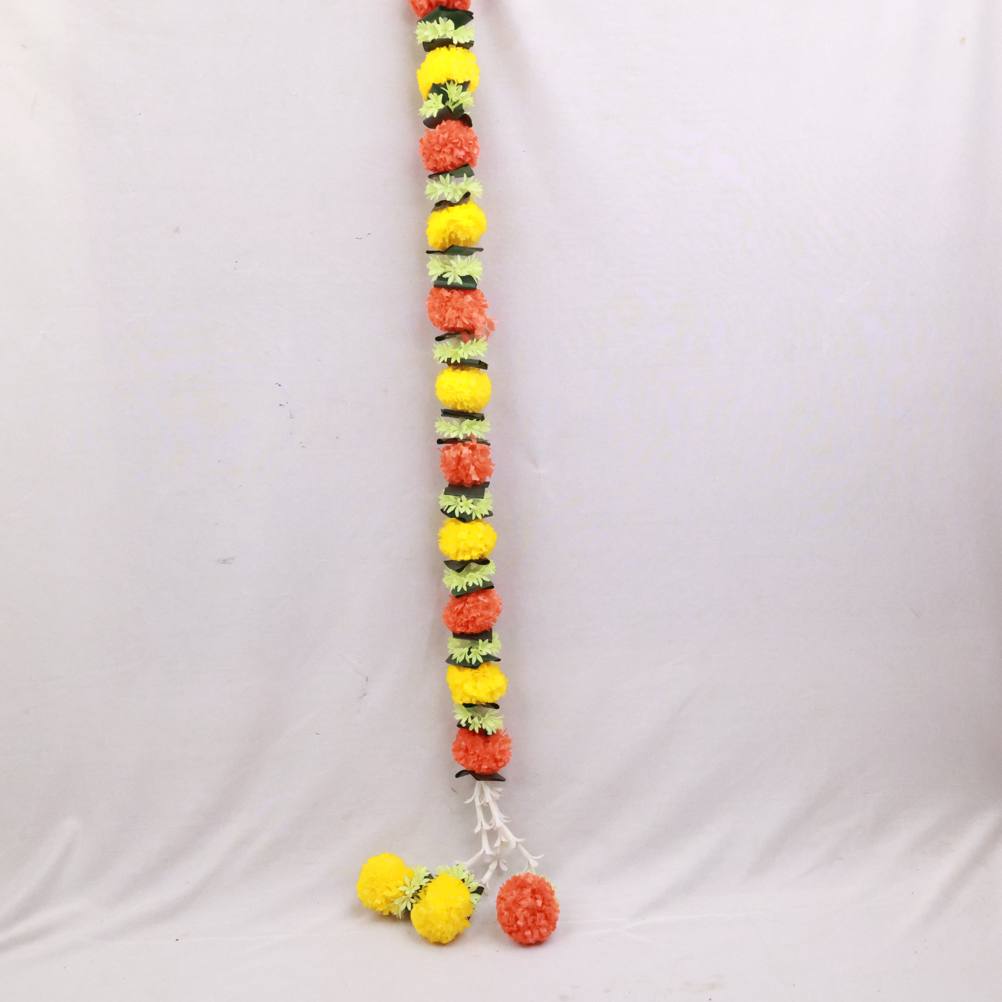 Artificial Flower Malai - Single Line Thoran for Festive and Traditional Decoration