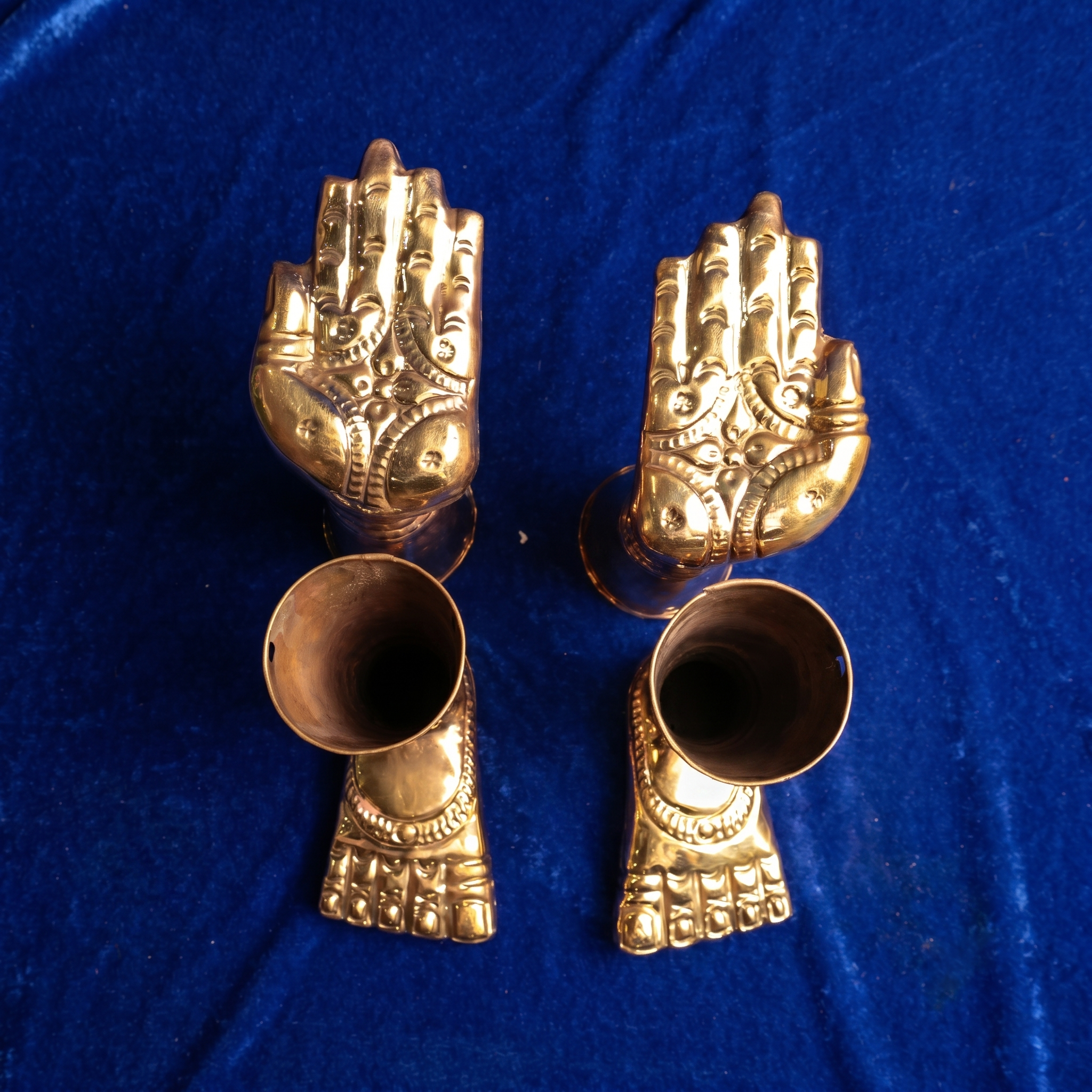 Brass Sheetmetal Astapadham for Vigraha Alankaram