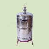 Hundi (Undiyal) SS Round 1.75 Feet for Prayer Offerings