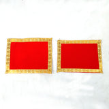 Cloth Aasanam - Square set of 2