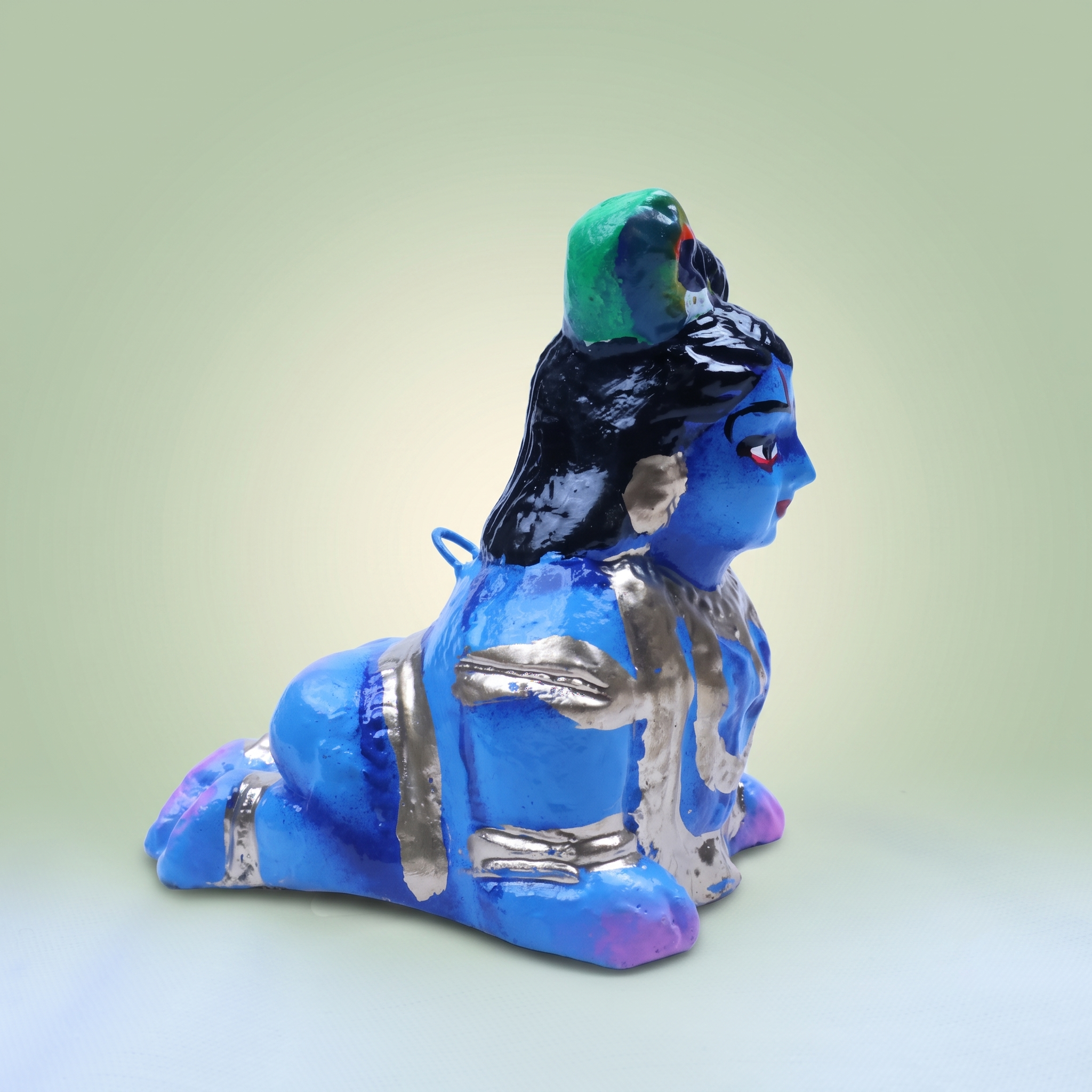 Krishnar Clay Doll - Thavazhum Krishnar