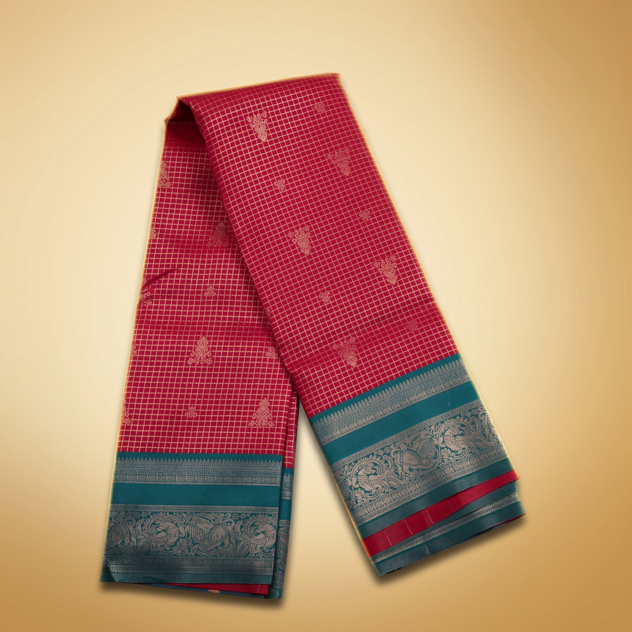 Amman Saree - Checked model