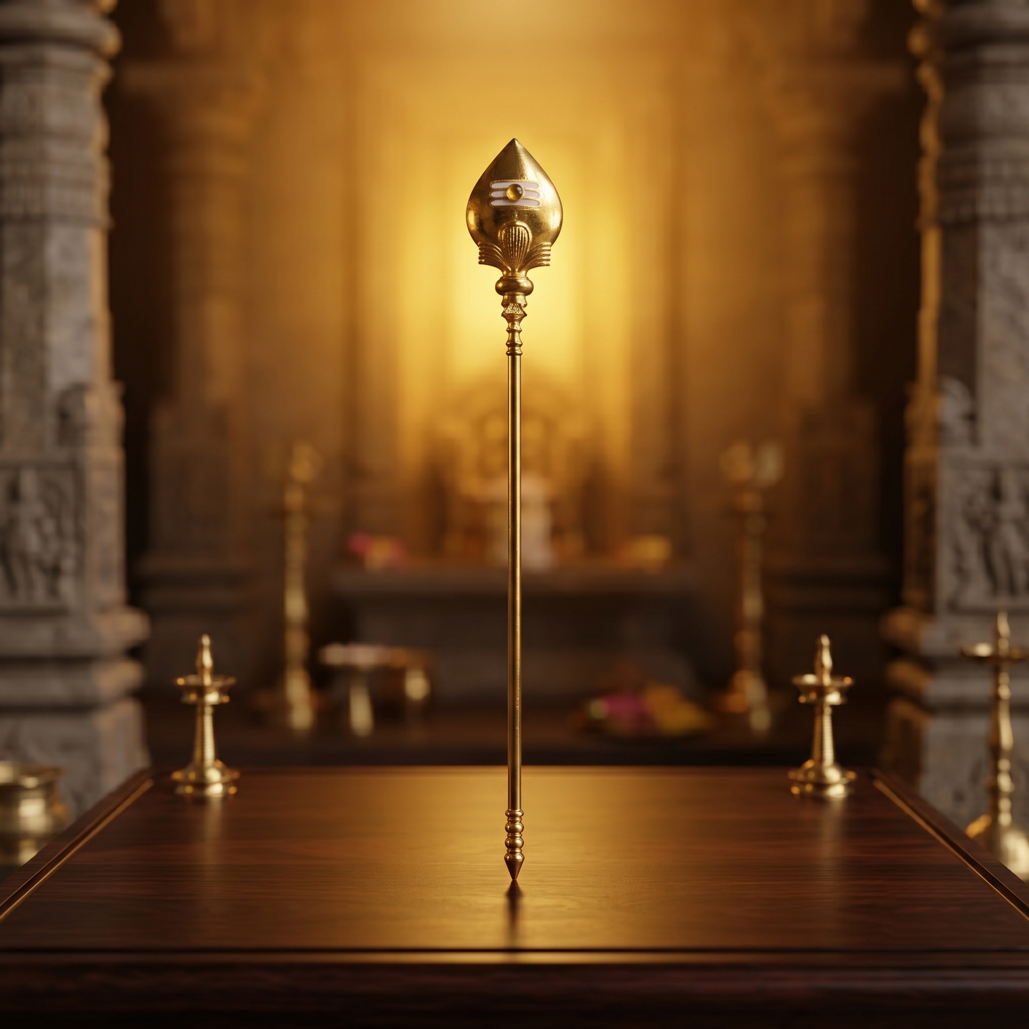 Vel  - Gold Coated for Murugan Temple Worship