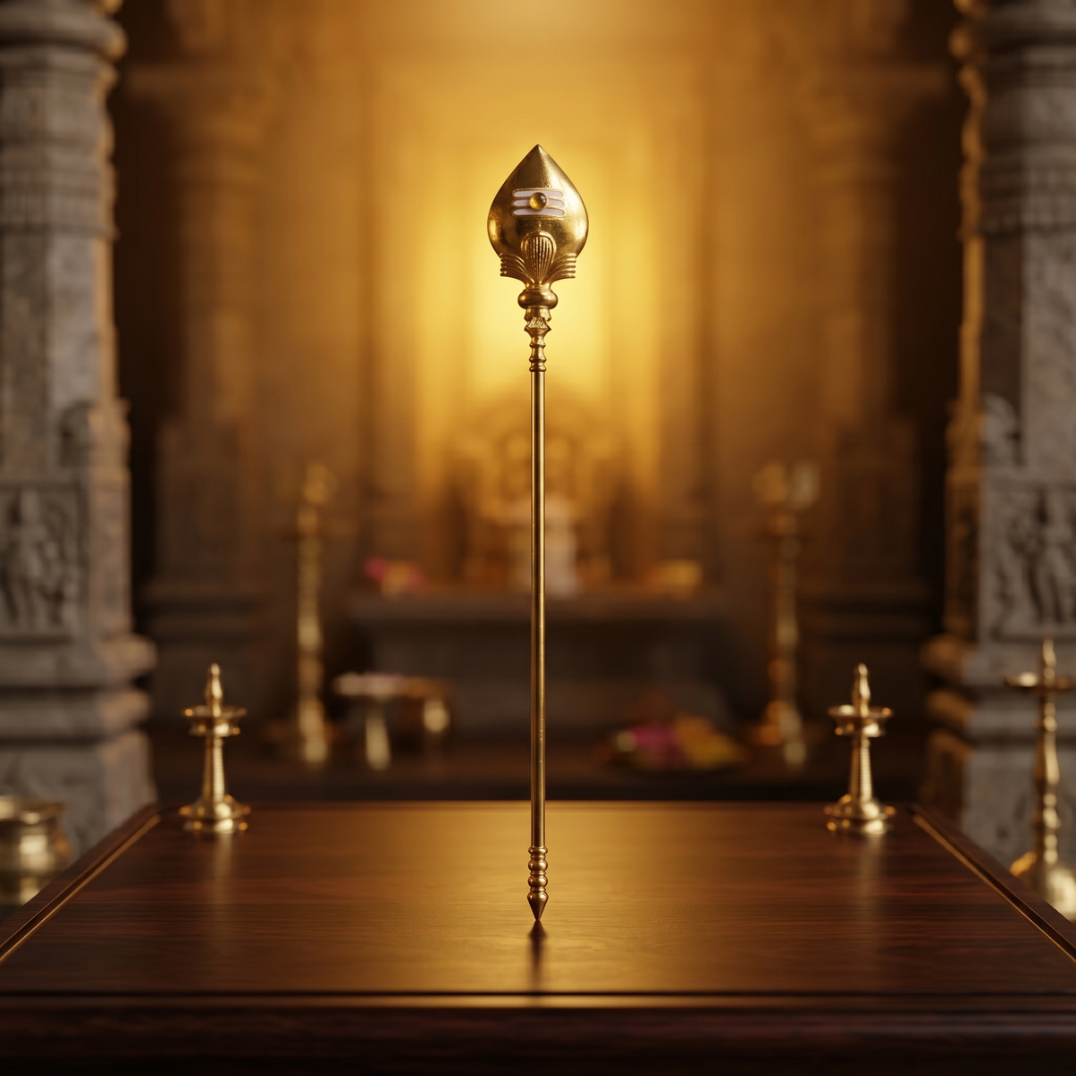 Vel  - Gold Coated for Murugan Temple Worship