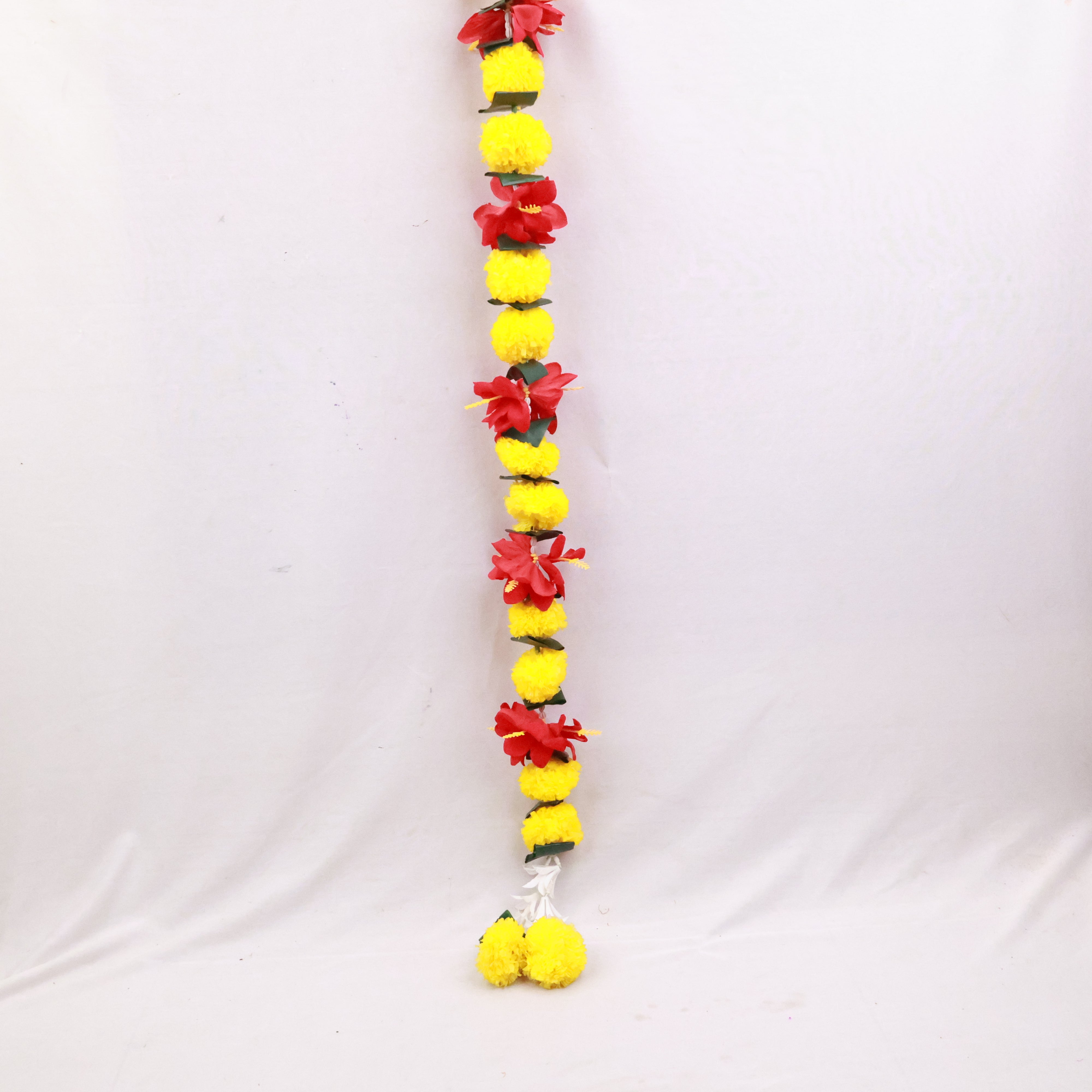 Artificial Flower Malai - Single Line Thoran for Festive and Traditional Decoration