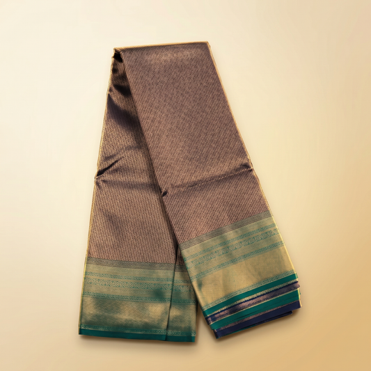Amman Fancy Checked saree for Devi Alankaram