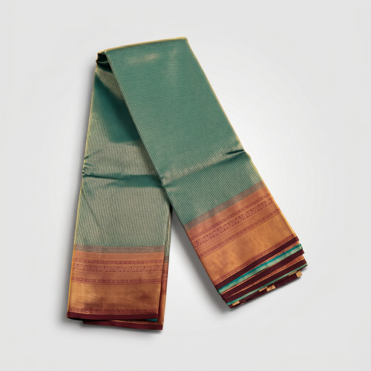 Amman Fancy Checked saree for Devi Alankaram