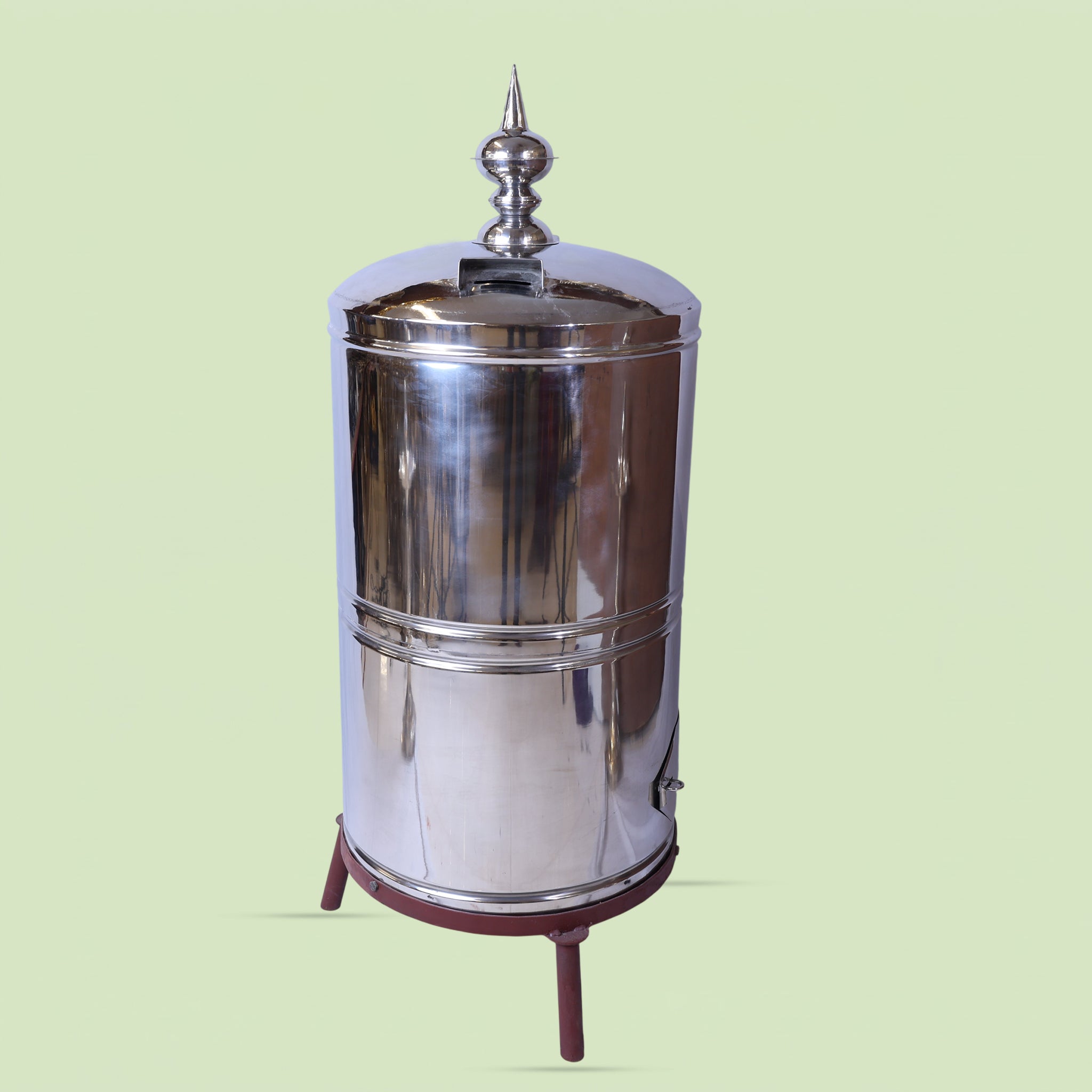 Hundi (Undiyal) SS Round 2.25 Feet for Devotee Offerings