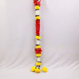 Artificial Flower Malai - Single Line Thoran for Festive and Traditional Decoration
