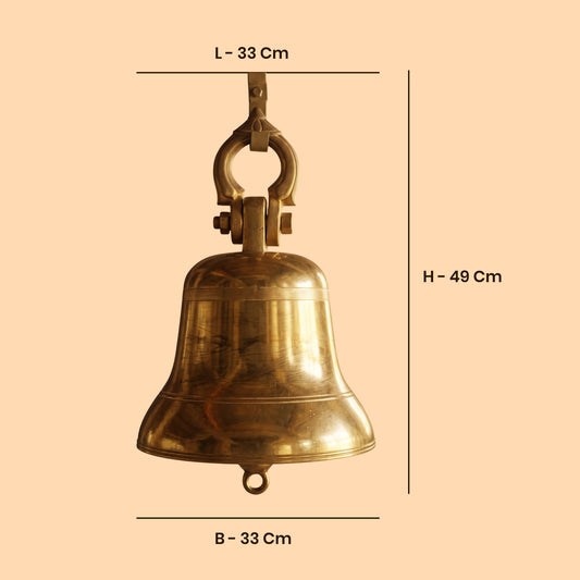 Bronze Kovil Bell (Big Size) for Temple Rituals