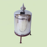Hundi (Undiyal) SS Round 1.25 Feet for Temple Donation