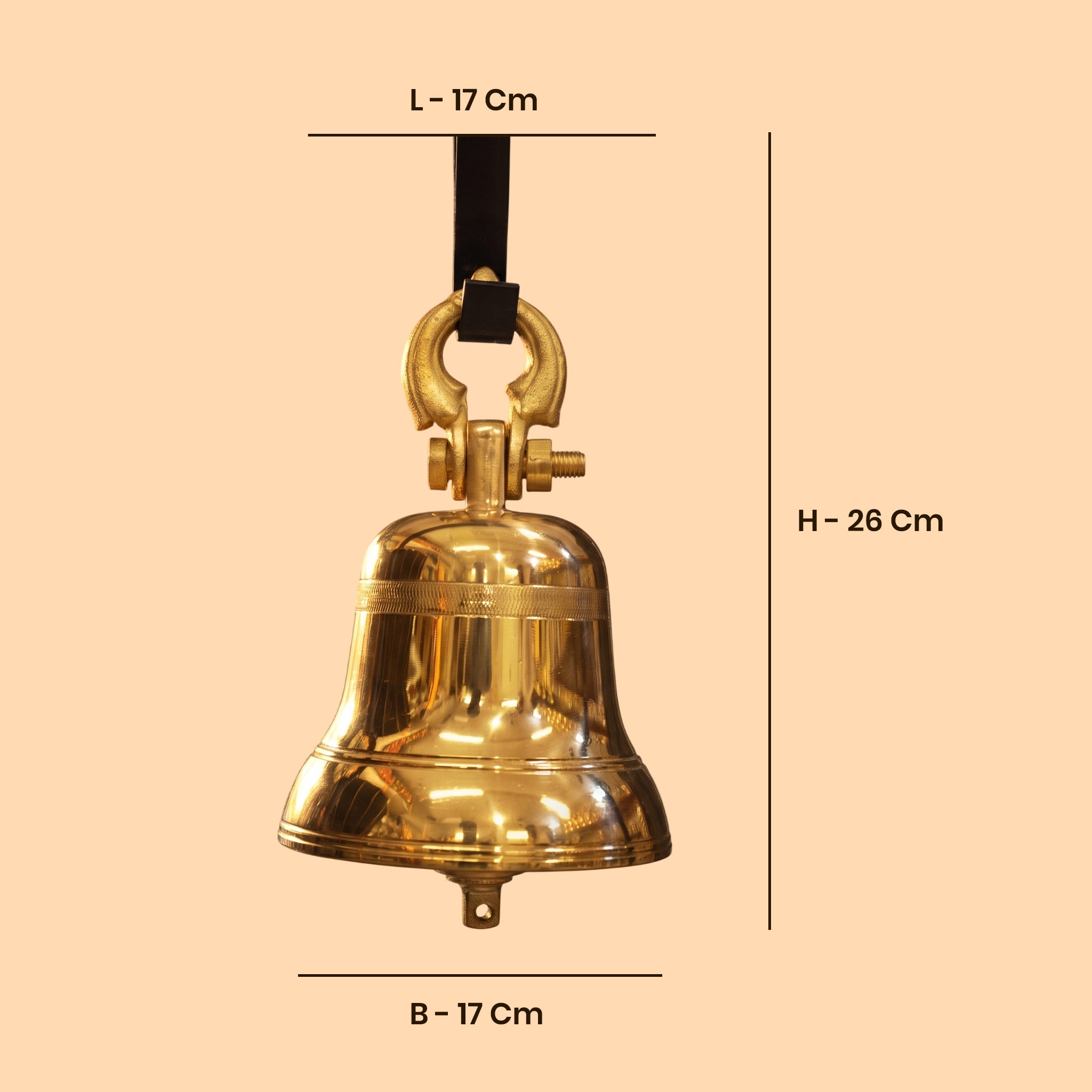 Bronze Kovil Bell (Small Size) for Home Temple Use