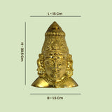 Amman Face Plain for Devi Alankaram and Temple Puja Use