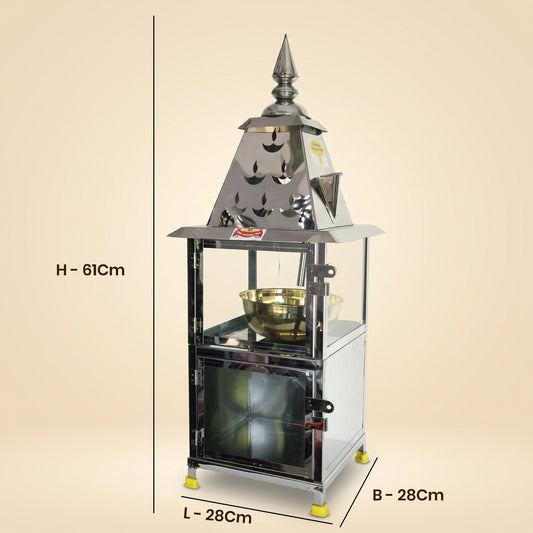 Anaiya Deepam - 2 Feet for Puja Rituals
