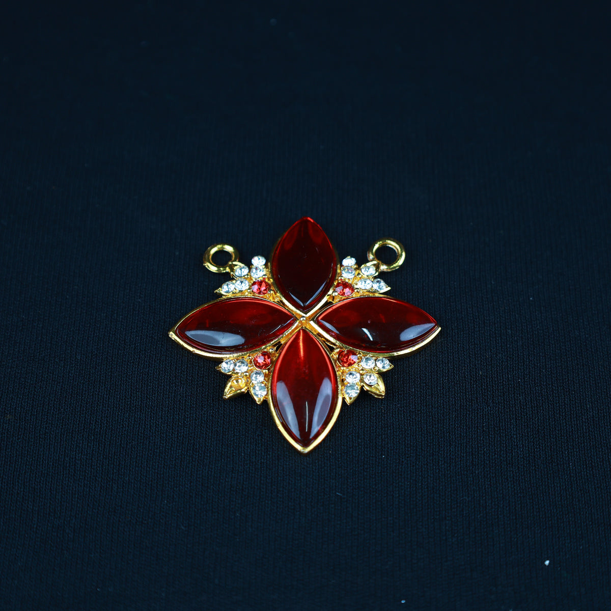 Pathakam/Pendent - Square - Red for Goddess Alankaram