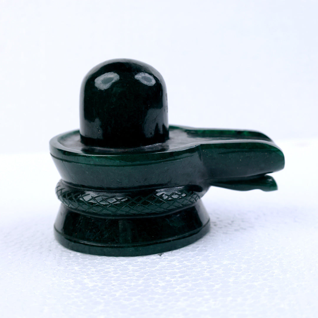 Maragadha Siva Lingam 4.5 inch