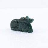 Maragadha Nandhi Idol – Green Stone Nandhi for Pooja