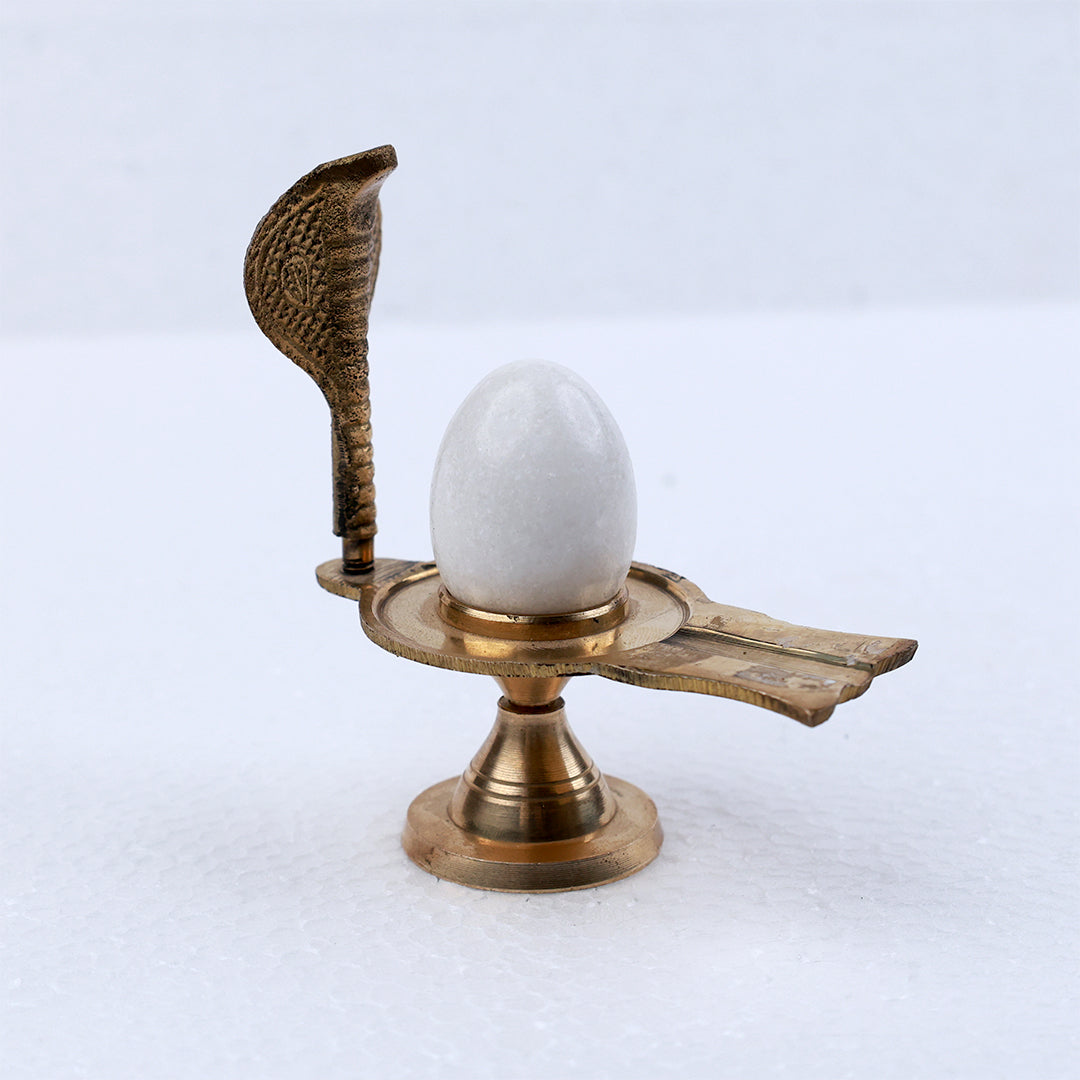 Bana Lingam White Stone