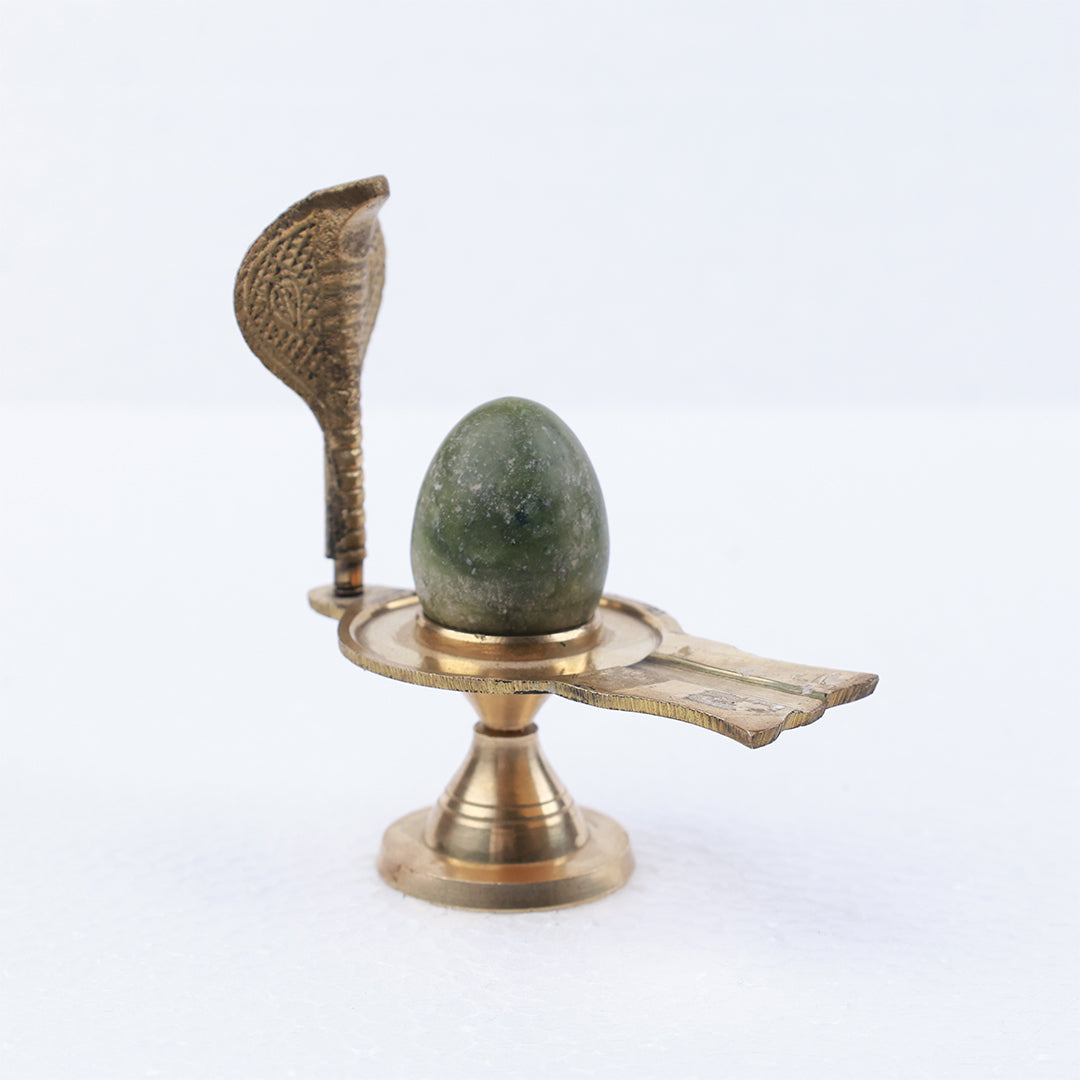Bana Lingam Mint Green Stone