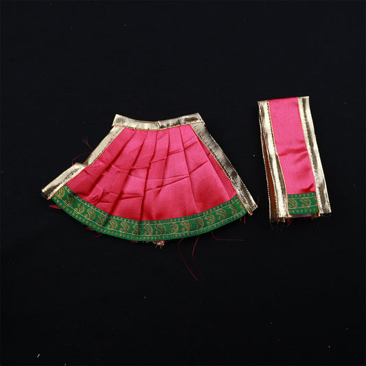 Amman Pavadai Satin 4inch for Puja Worship
