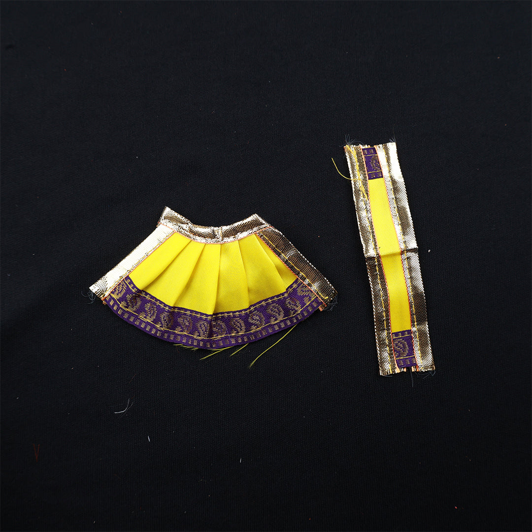 Amman Pavadai Satin 2.5inch for Devi Worship