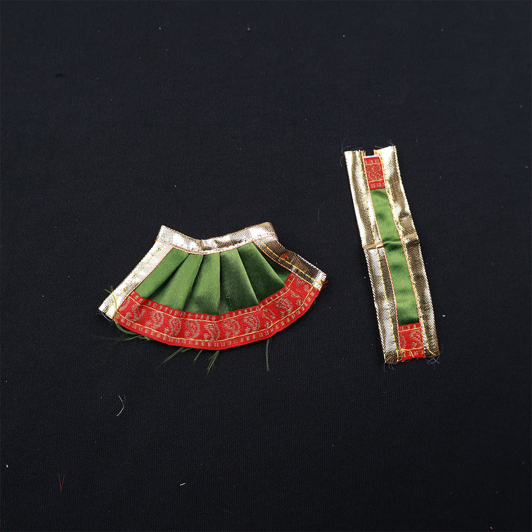 Amman Pavadai Satin 2.5inch for Devi Worship