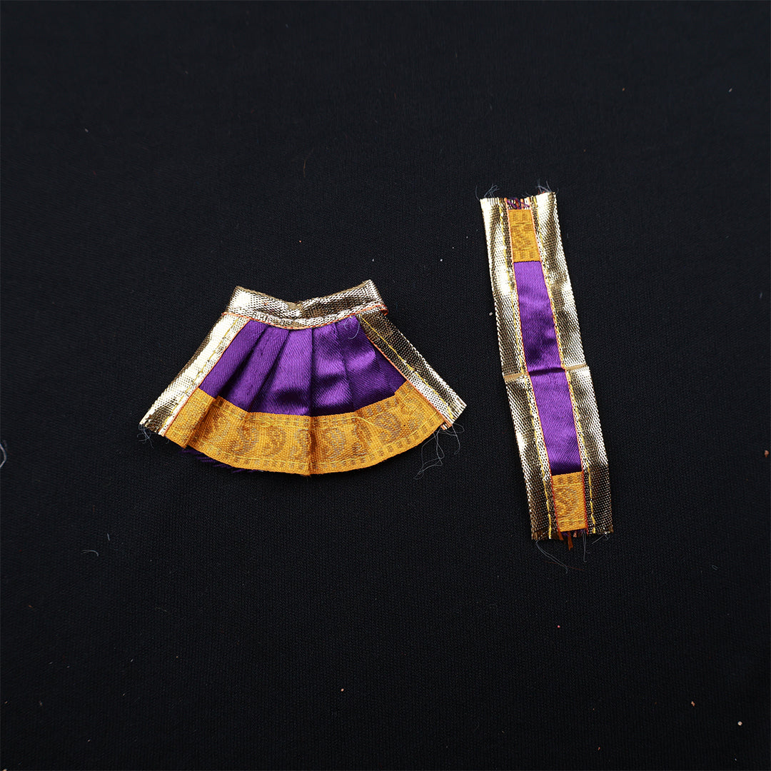 Amman Pavadai Satin 4inch for Puja Worship