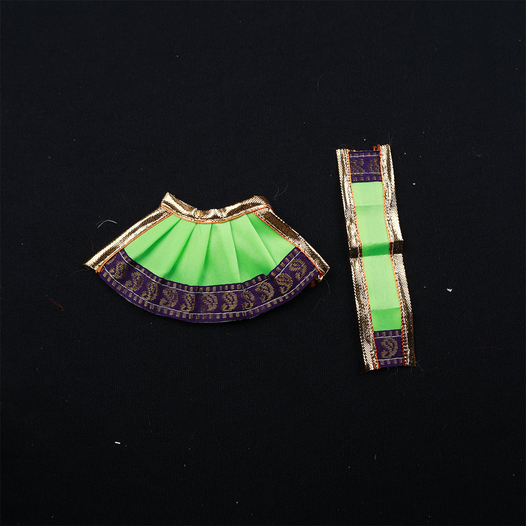 Amman Pavadai Satin 2.5inch for Devi Worship